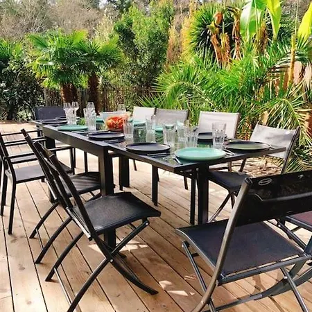 Villa Arcachon 12 Pers Avec Piscine Chauffee Et Rafraichisseur *
